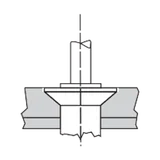 CherryMAX: 100° Flush (MS20426): For countersunk applications. Available in both nominal and oversize.