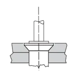 CherryMAX: 100° Flush (NAS1097): For thin top sheet, machine countersunk applications. Available in nominal only.
