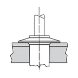 CherryMAX: Unisink: A combination flush and protruding head for use in very thin top sheets. Eliminates need for double-dimpling. Available in oversize only.