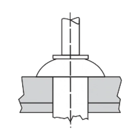 Universal (MS20470): For protruding head applications. Available in both nominal and oversize.