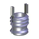 Threaded inserts (key-locked MS51830 / Keenserts, helical coil MS21209): Lightweight Inserts: Lightweight Keenserts are available in a wide choice of sizes, lengths, and materials for virtually any requirement. KN Series